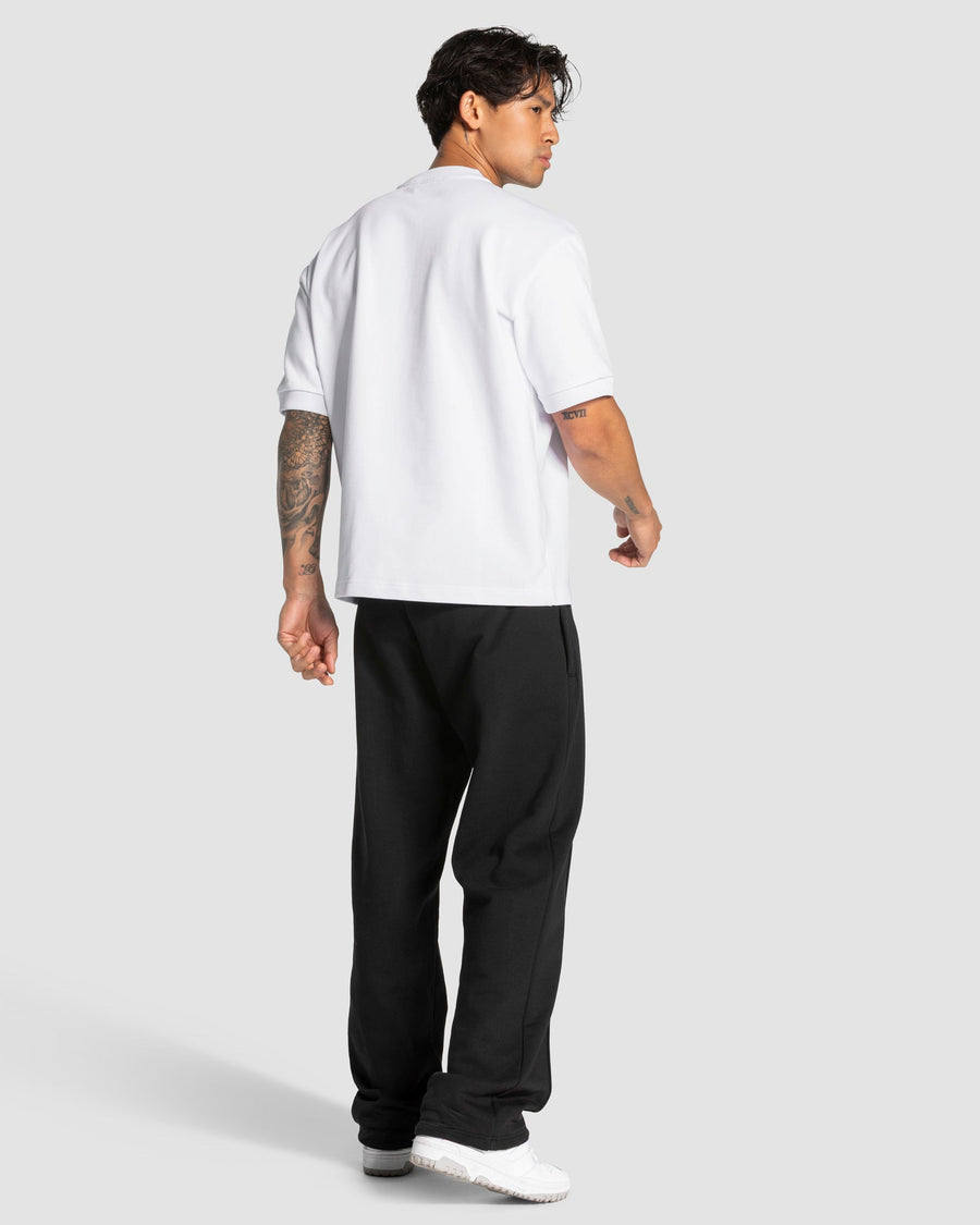 Contrastline Oversized T-Shirt "Weiß"