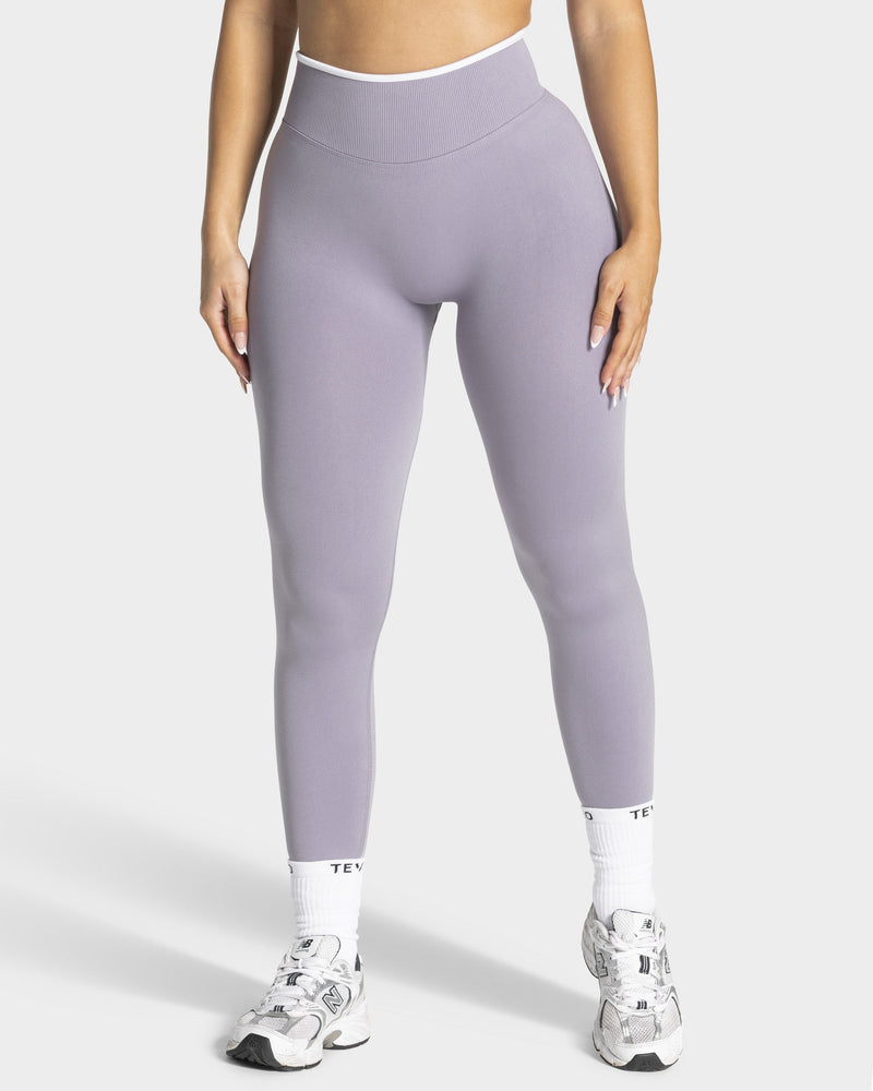 Contrastline Sculpt Scrunch Leggings "Lavendel"