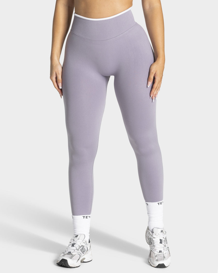 Contrastline Sculpt Scrunch Leggings "Lavendel"