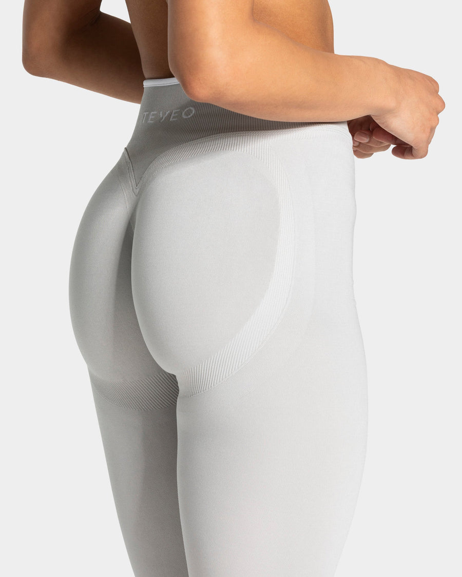 Contrastline Sculpt Scrunch Leggings "Moon"
