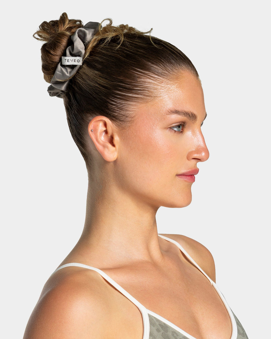 Contrastline Scrunchies (2er-Pack) "Leo - Khaki"