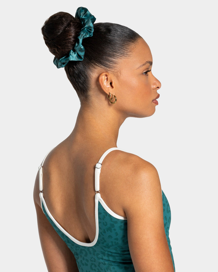 Contrastline Scrunchies (2er-Pack) "Leo - Petrol"