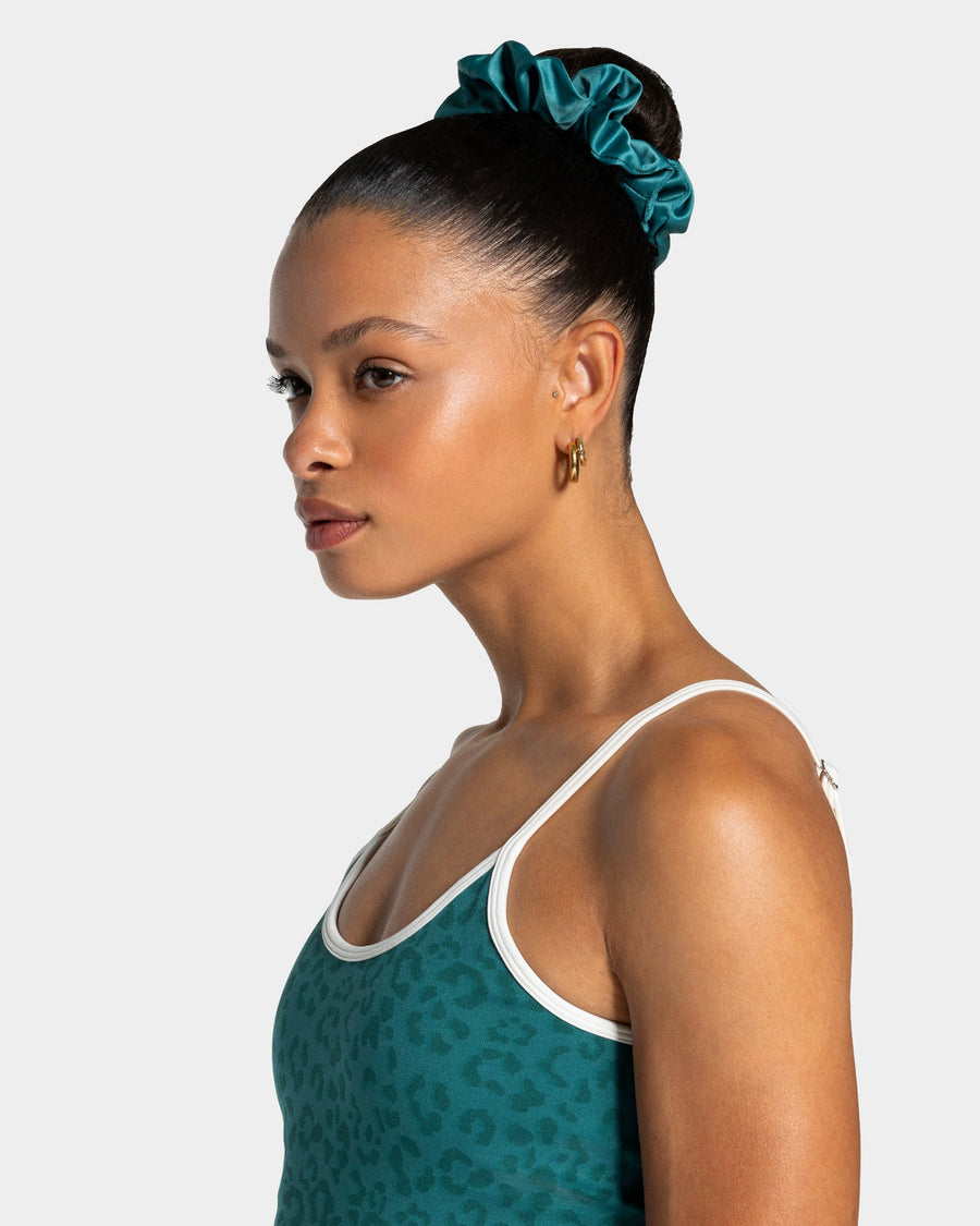 Contrastline Scrunchies (2er-Pack) "Leo - Petrol"