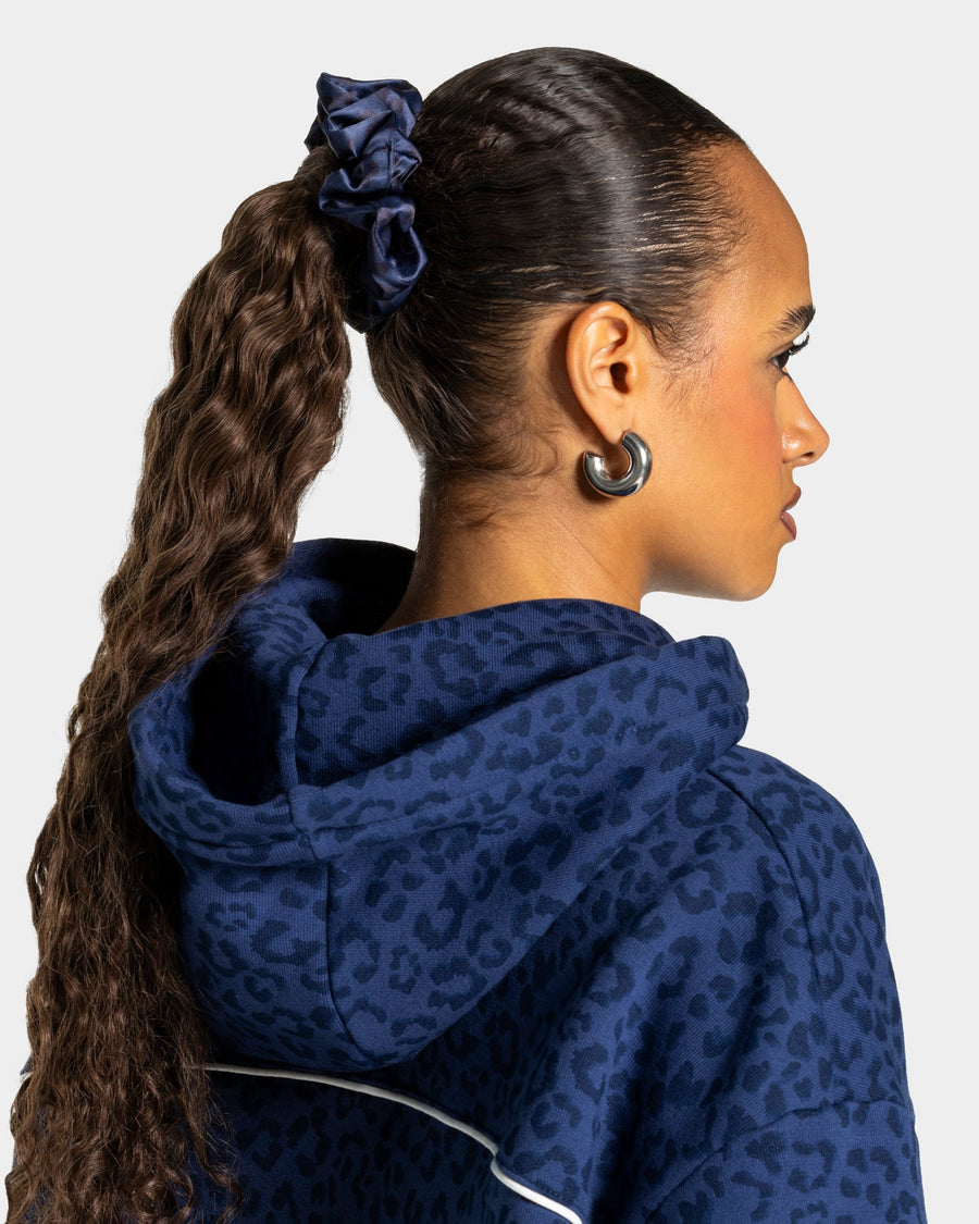 Contrastline Scrunchies (2er-Pack) "Leo - Dunkelblau"