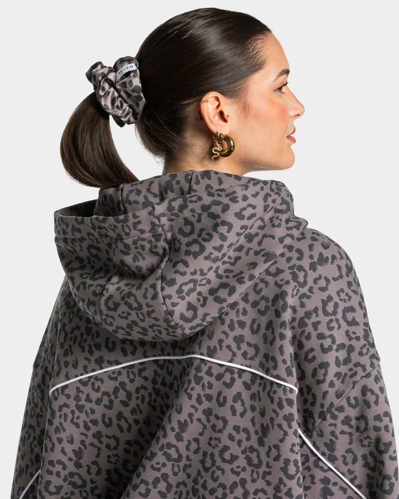 Contrastline Scrunchies (2er-Pack) ''Leo - Graphit''