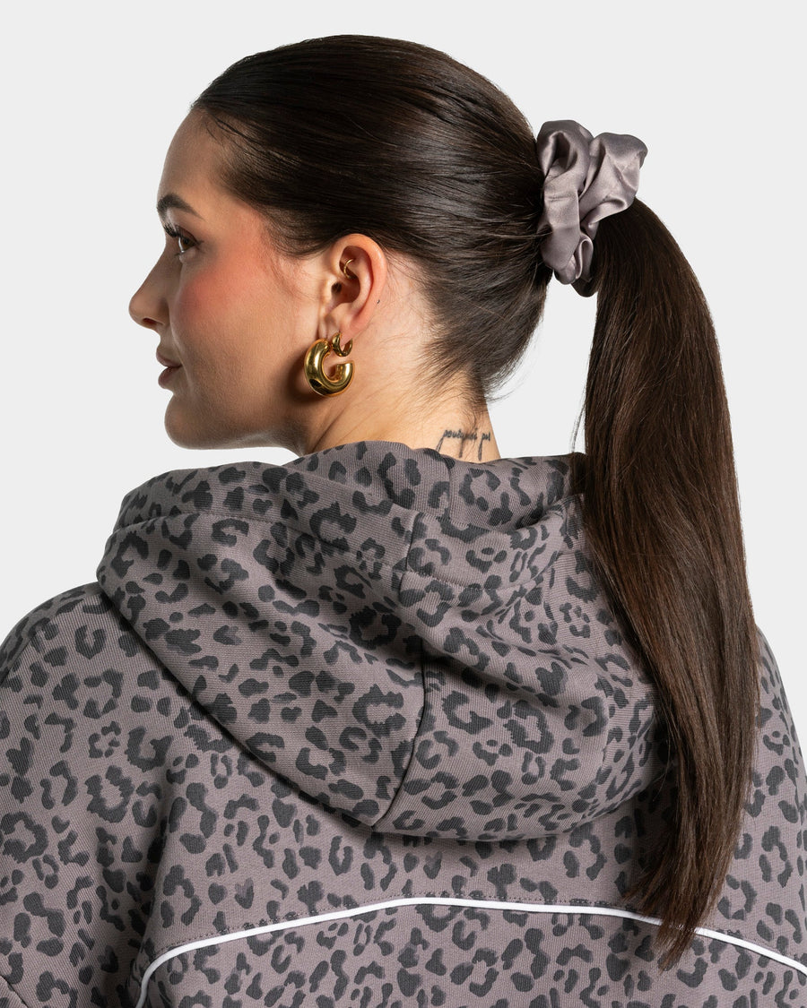 Contrastline Scrunchies (2er-Pack) ''Leo - Graphit''