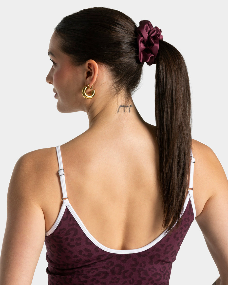Contrastline Scrunchies (2er-Pack) ''Leo - Merlot''