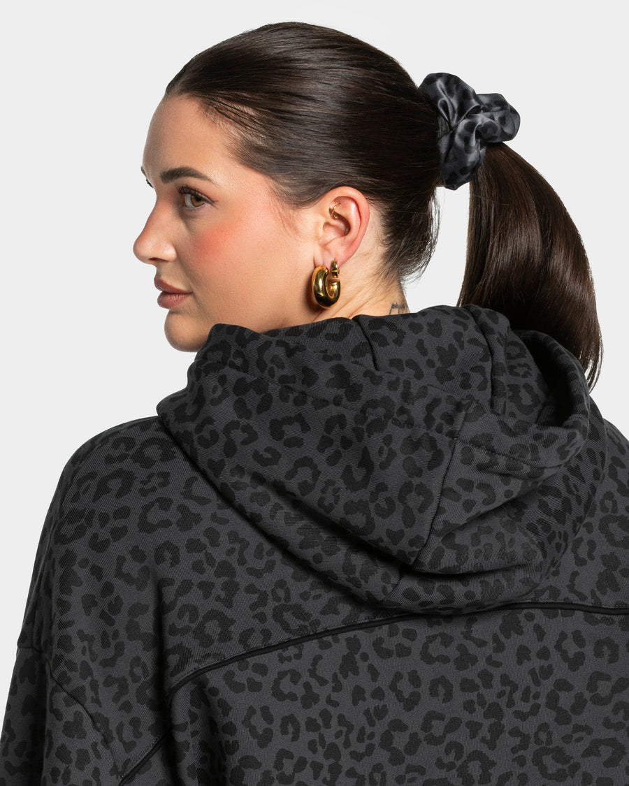Contrastline Scrunchies (2er-Pack) ''Leo - Schwarz''