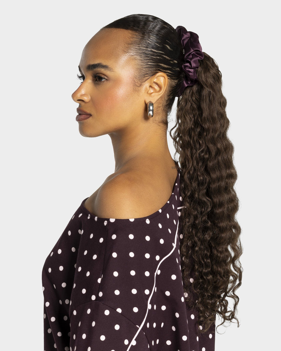Contrastline Scrunchies (2er-Pack) "Polkadot - Merlot"