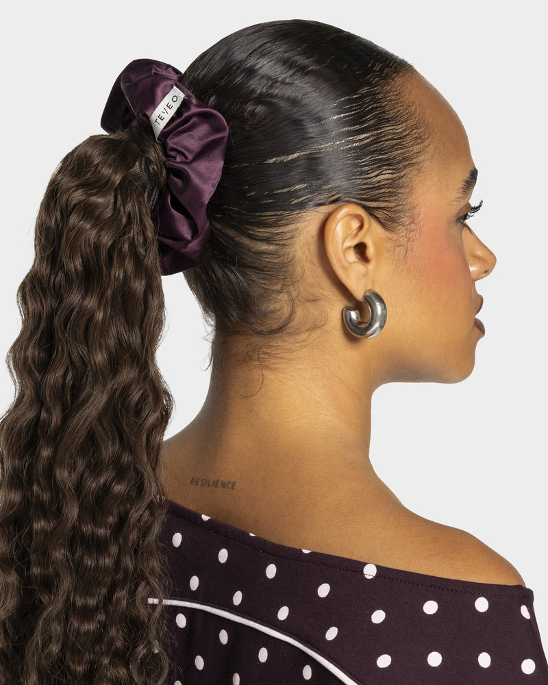 Contrastline Scrunchies (2er-Pack) "Polkadot - Merlot"