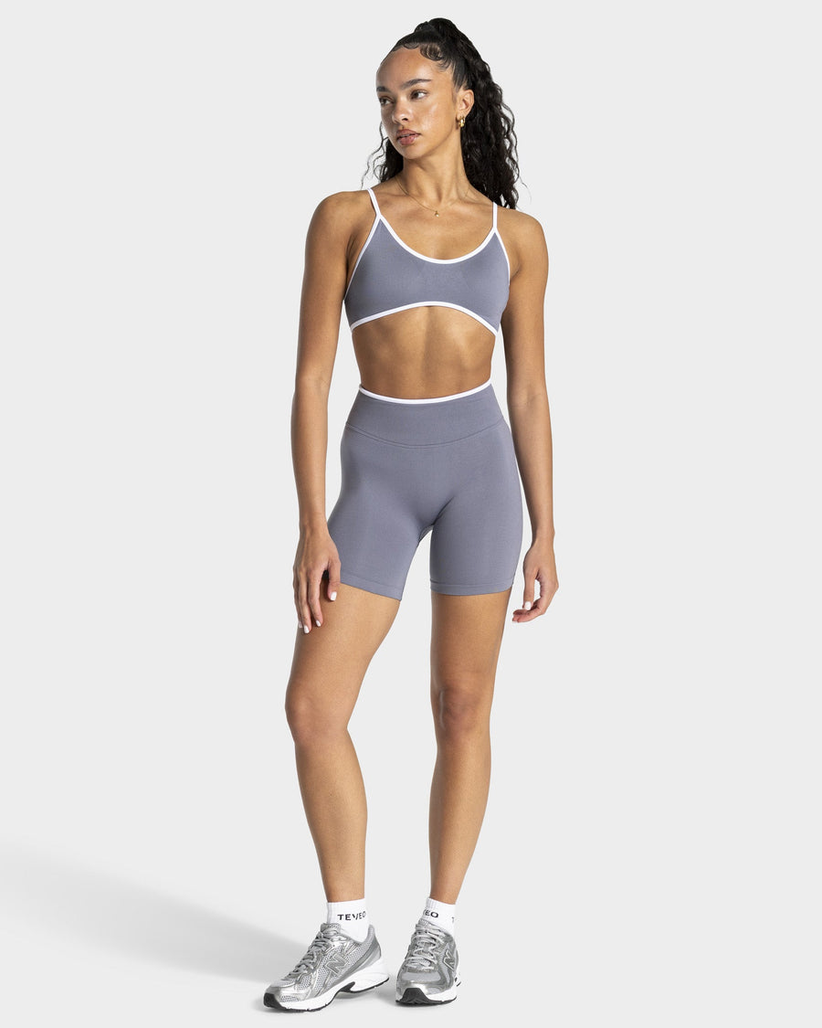 Contrastline Shorts "Eisgrau"