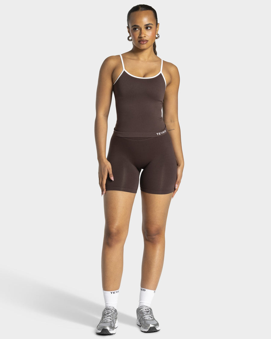 Contrastline Shorts "Espresso"