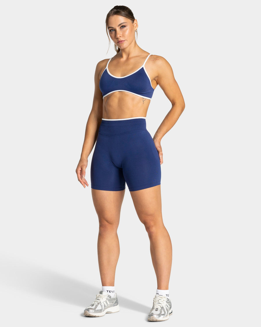 Contrastline Shorts "Indigo"