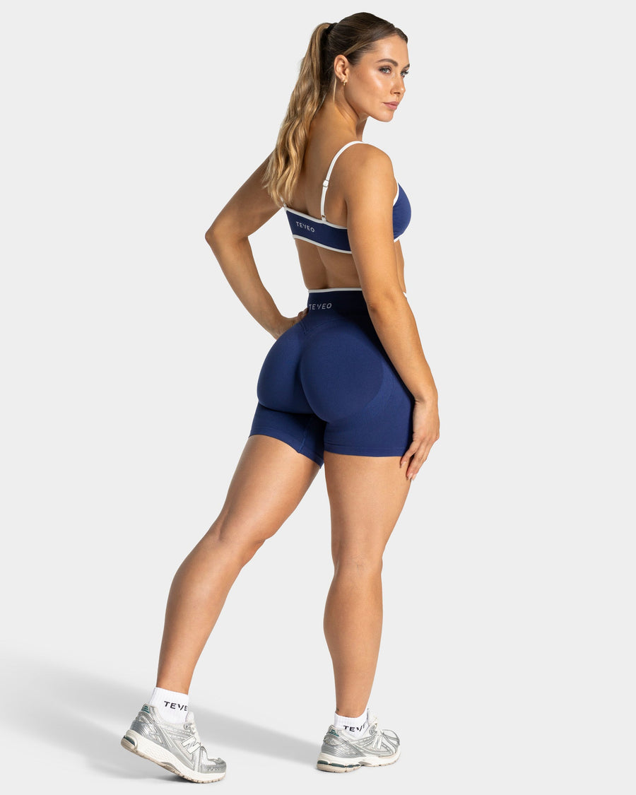 Contrastline Shorts "Indigo"
