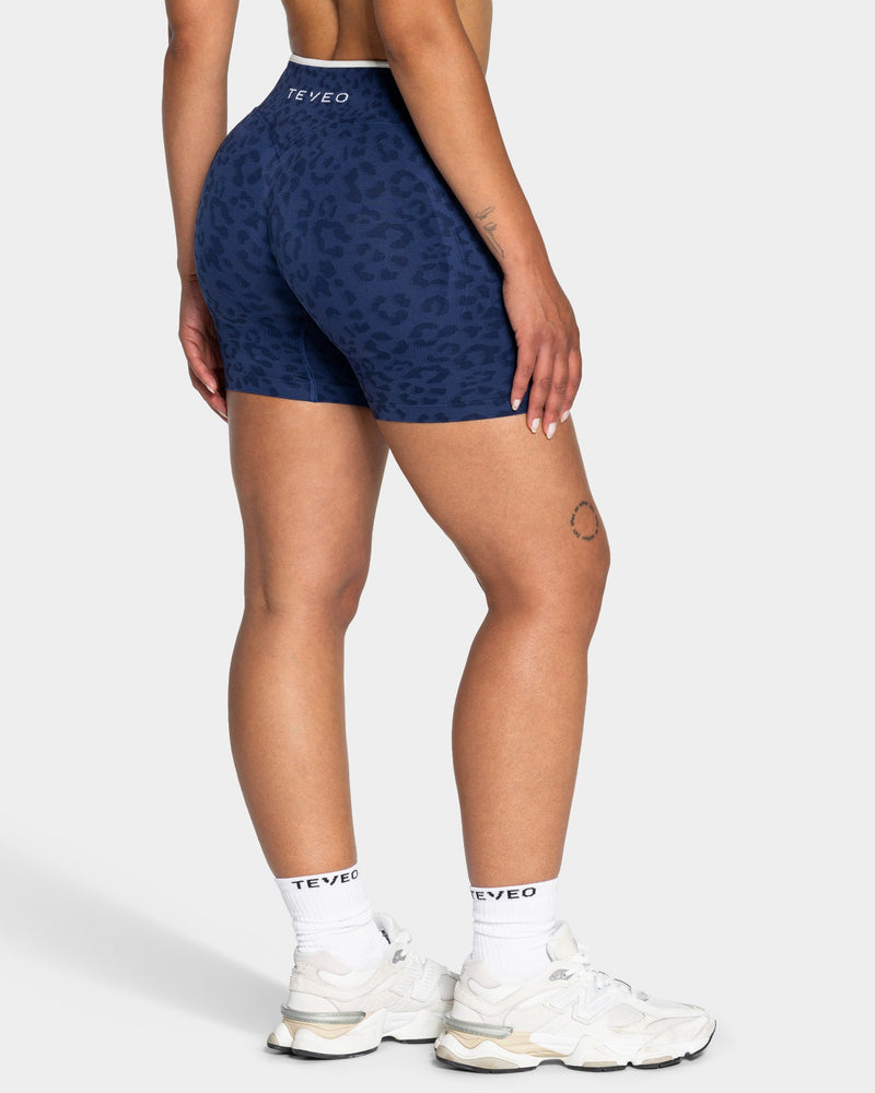 Contrastline Shorts "Leo Dunkelblau"