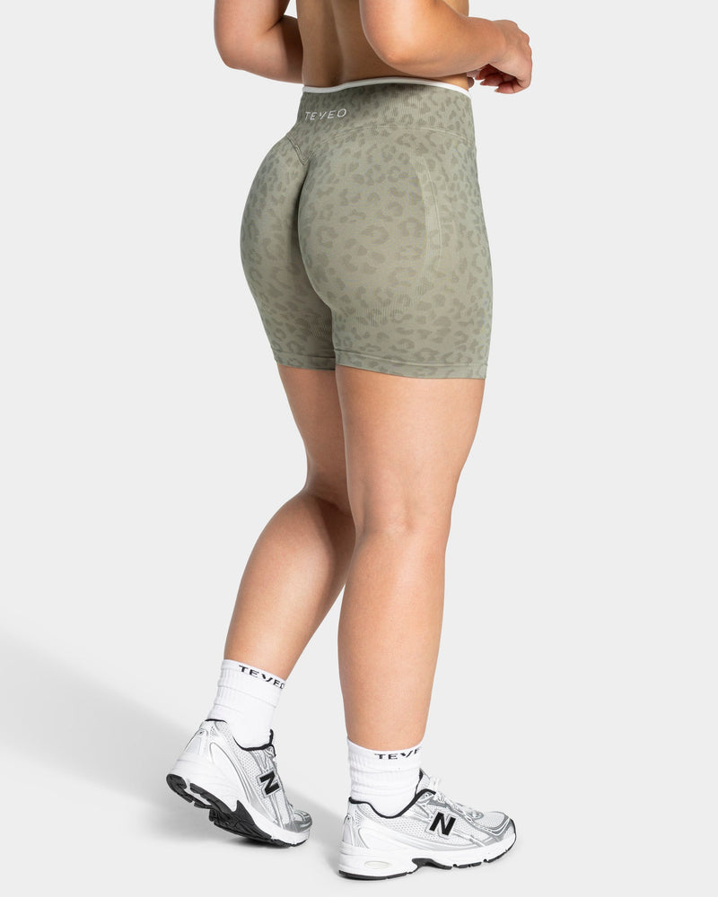 Contrastline Shorts "Leo Khaki"