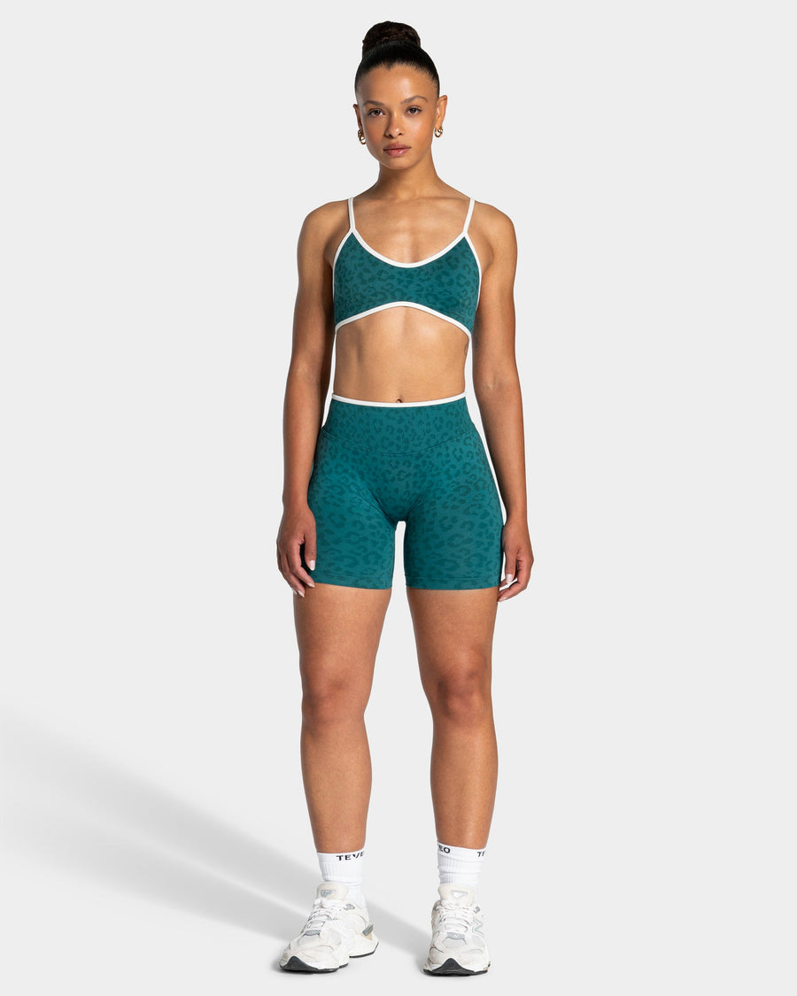 Contrastline Shorts "Leo Petrol"