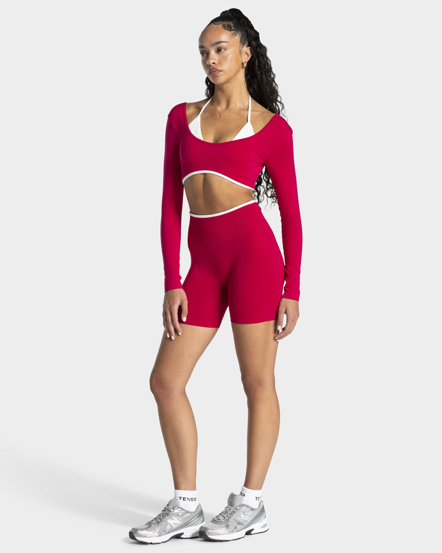 Contrastline Shorts "Raspberry"
