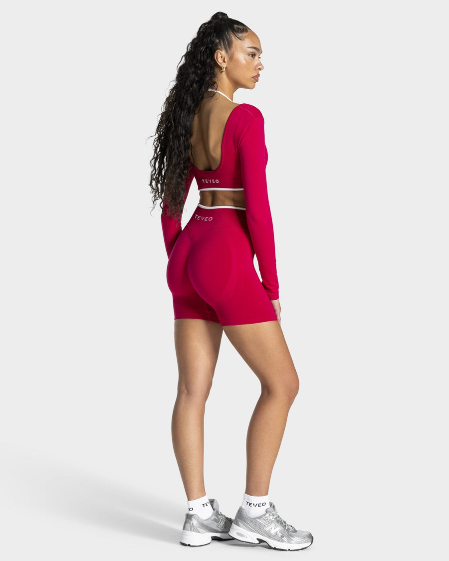 Contrastline Shorts "Raspberry"