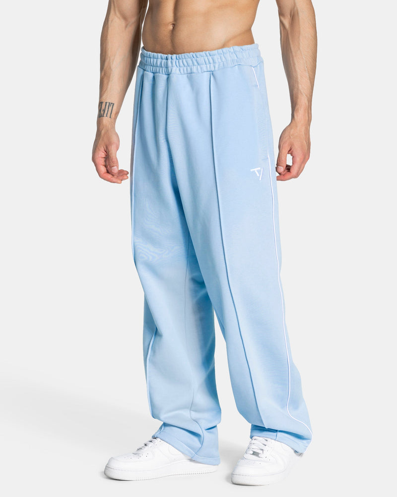 Contrastline Straight Leg Jogger "Babyblau"