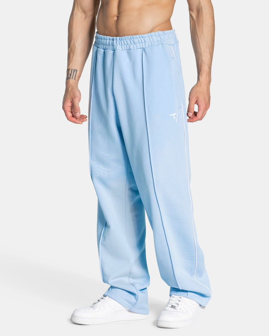 Contrastline Straight Leg Jogger "Babyblau"