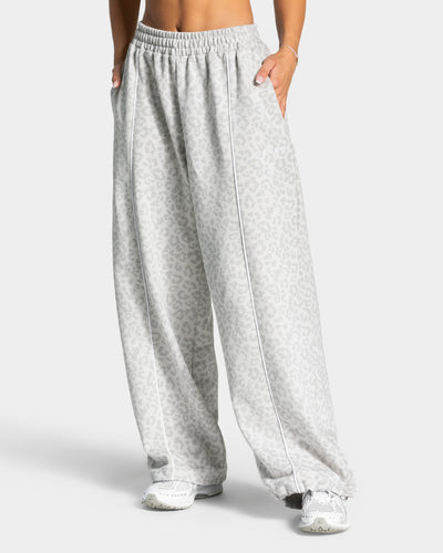 Contrastline Wide Leg Jogger "Leo Hellgrau"