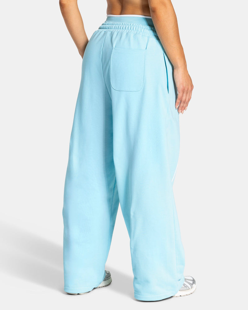 Contrastline Wide Leg Jogger "Arctic Blue"