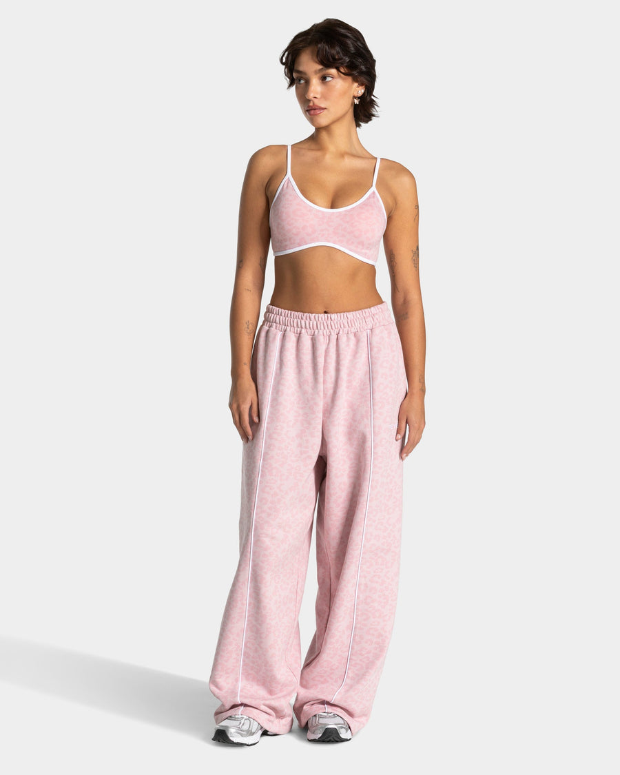 Contrastline Wide Leg Jogger "Leo Rosa"