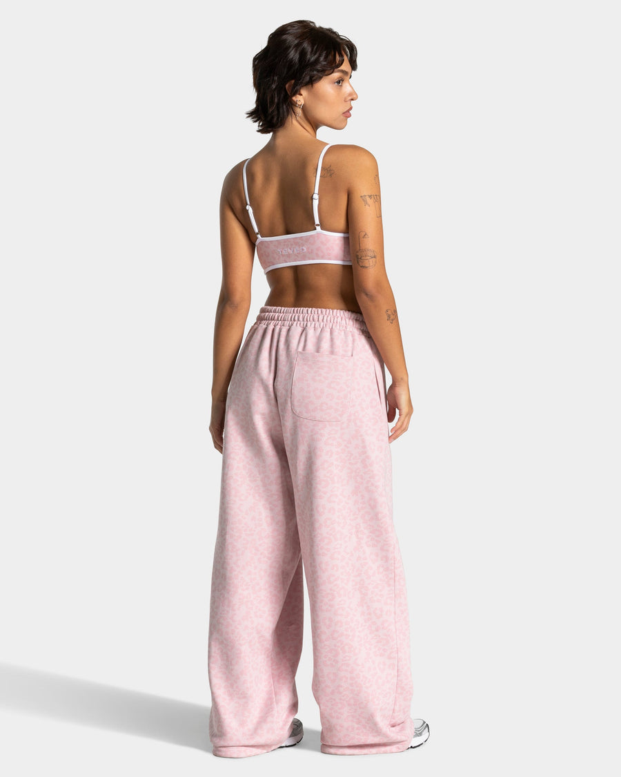 Contrastline Wide Leg Jogger "Leo Rosa"