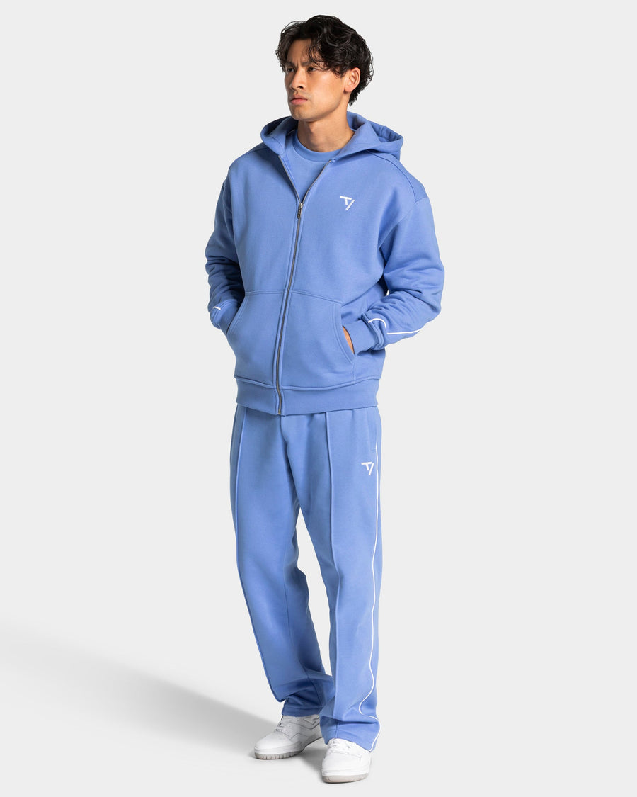 Contrastline Zip Jacke "Azure"