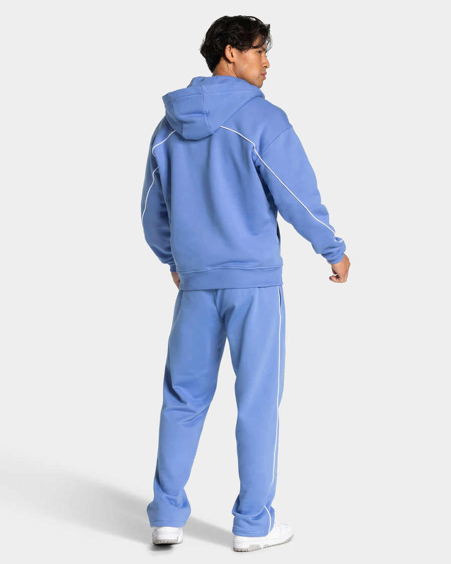 Contrastline Zip Jacke "Azure"