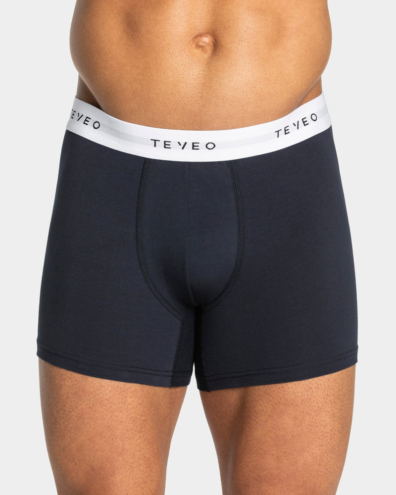 Essential Boxershorts (3er-Pack) "Grau Meliert/Midnight/Weiß"