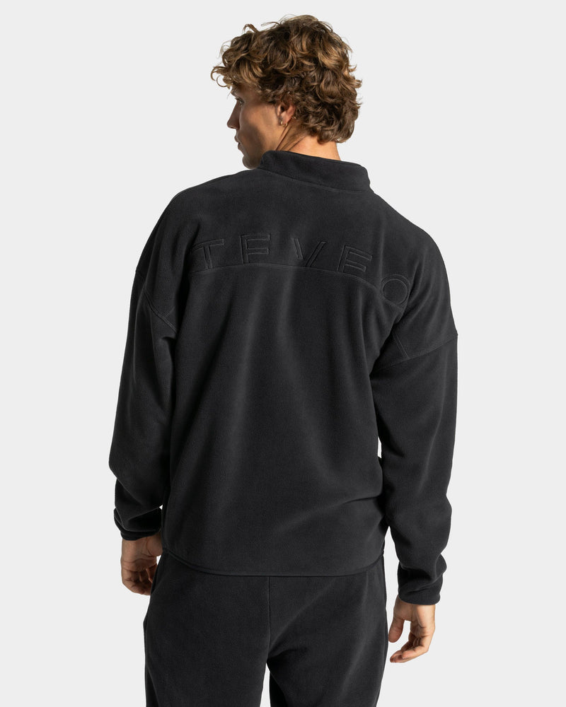 Fleece Half Zip Sweater "Anthrazit"