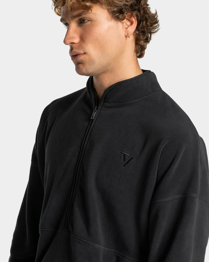 Fleece Half Zip Sweater "Anthrazit"