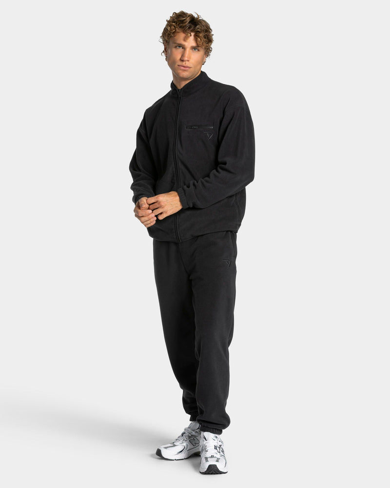 Fleece Zip Jacke "Anthrazit"