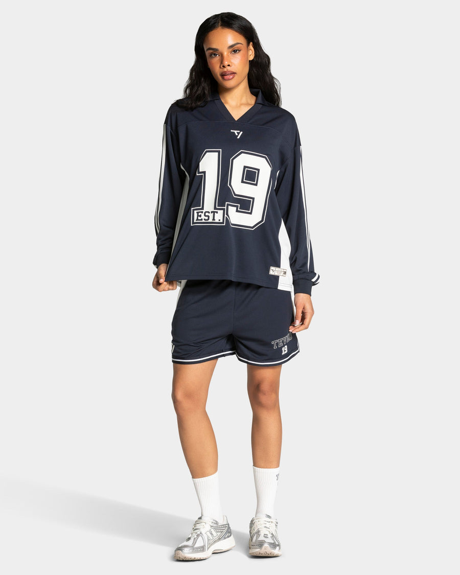 Football Polo Longsleeve "Midnight"