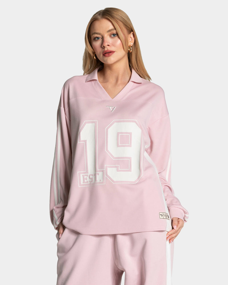 Football Polo Longsleeve "Rosa"