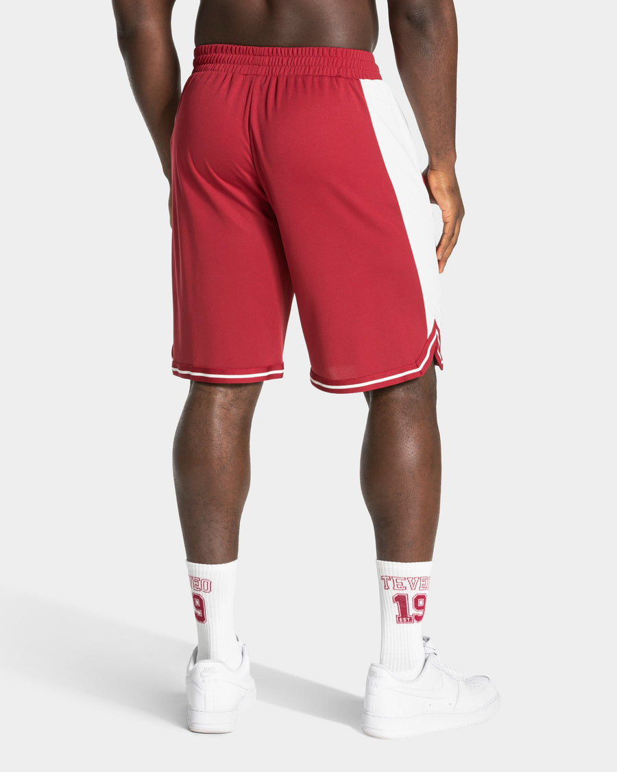 Football Shorts 9 Inch "Cranberry"