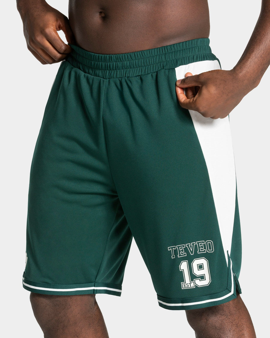 Football Shorts 9 Inch "Dunkelgrün"