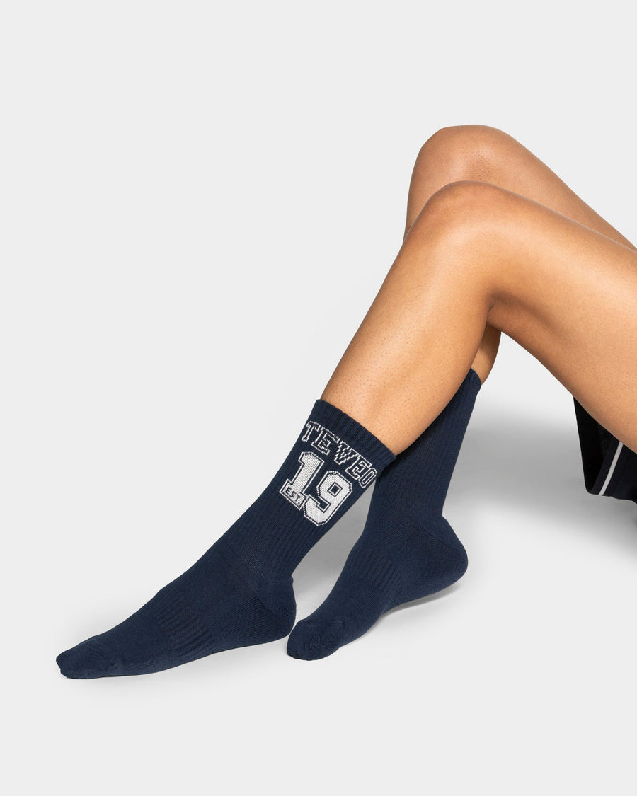 Football Socken (2er-Pack) "Midnight/Off White"