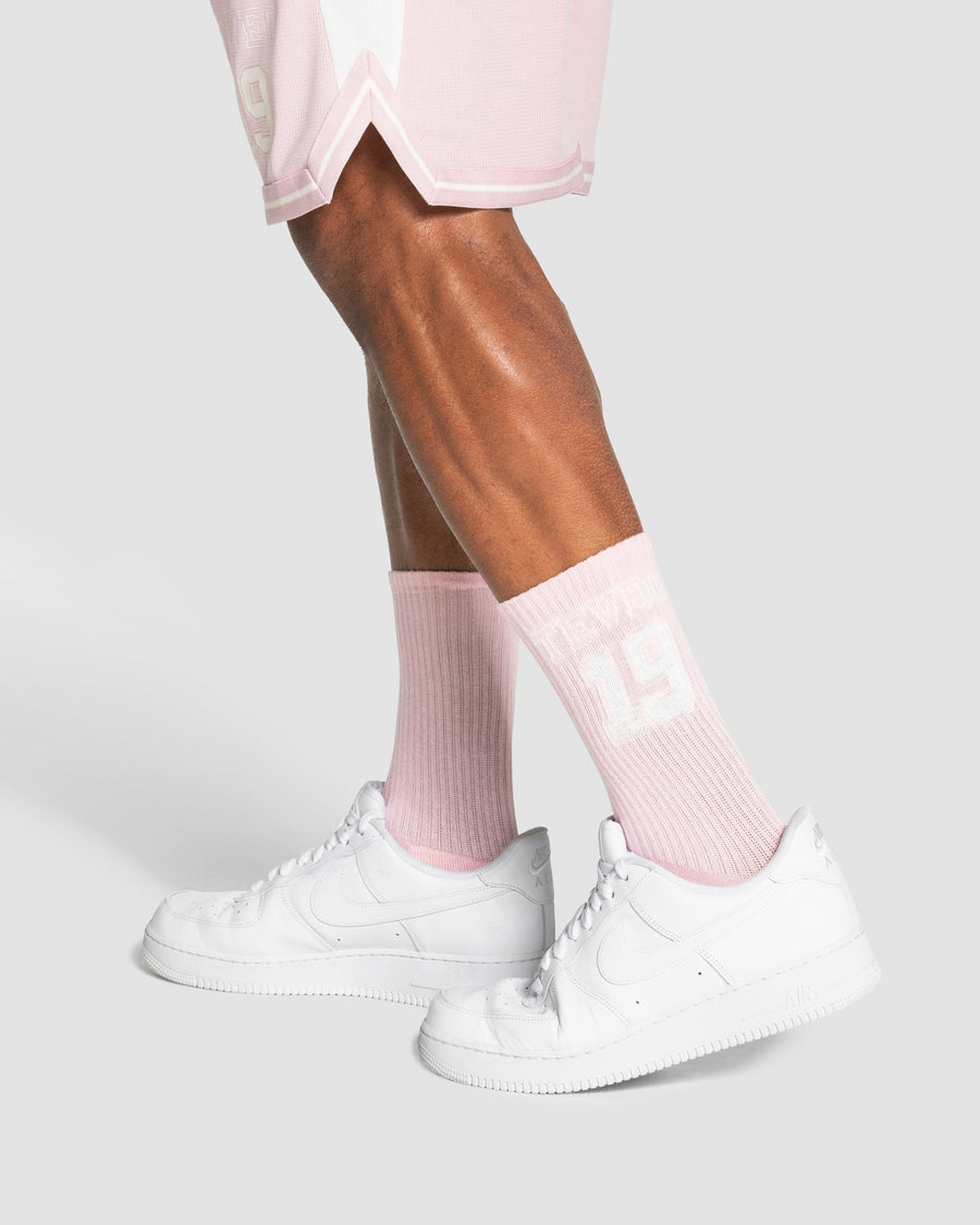 Football Socken (2er-Pack) "Rosa/Off White"
