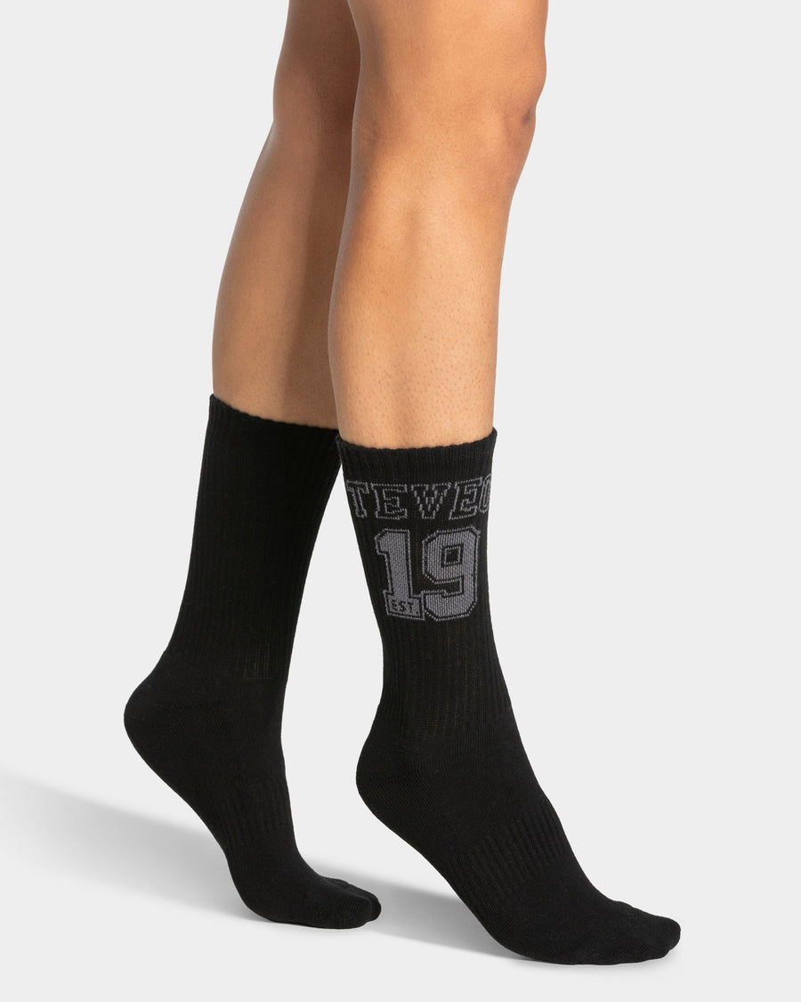 Football Socken (2er-Pack) "Schwarz/Weiß"
