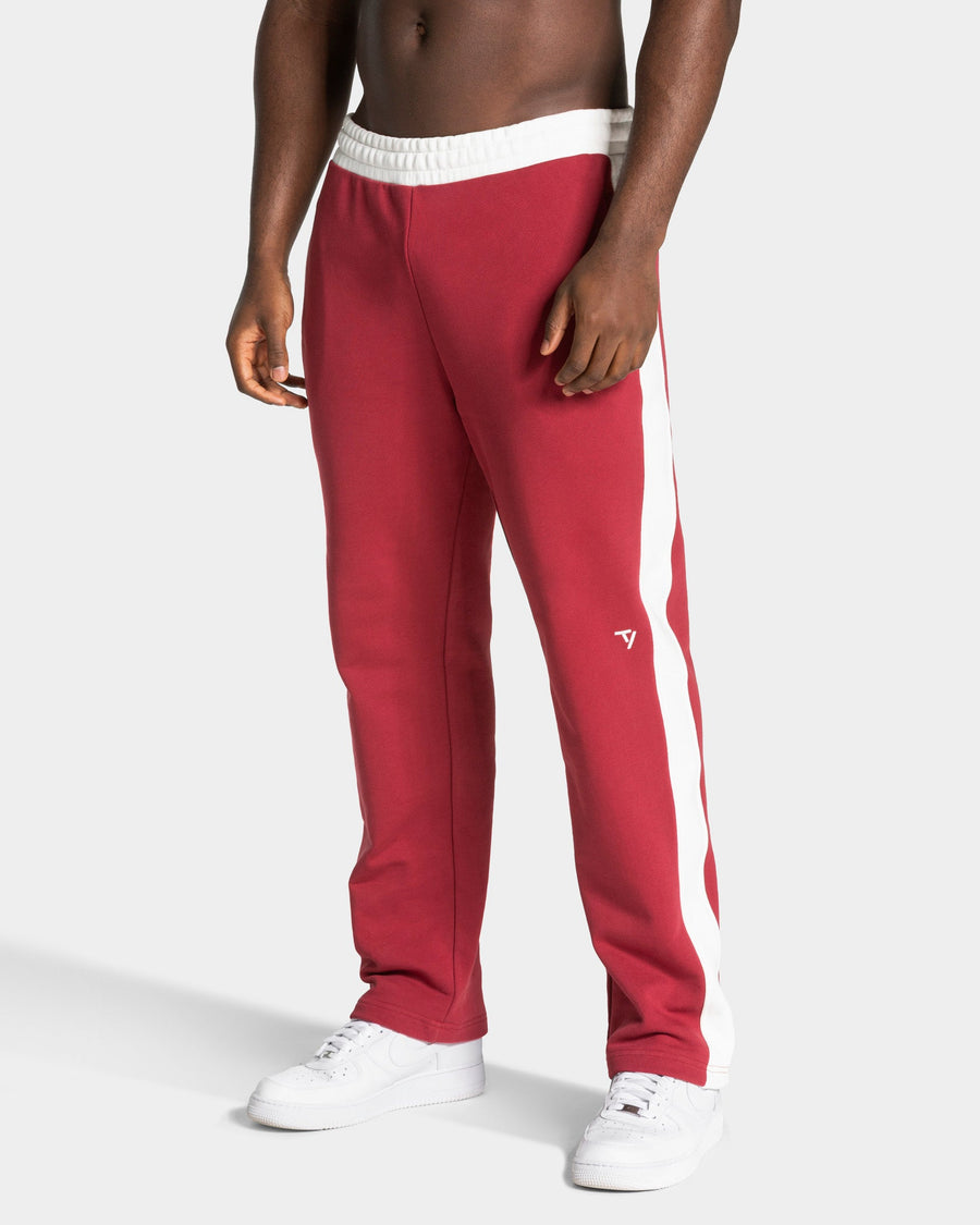 Football Straight Leg Jogger "Cranberry"