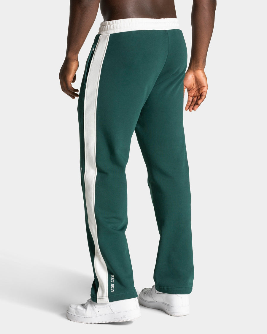 Football Straight Leg Jogger "Dunkelgrün"
