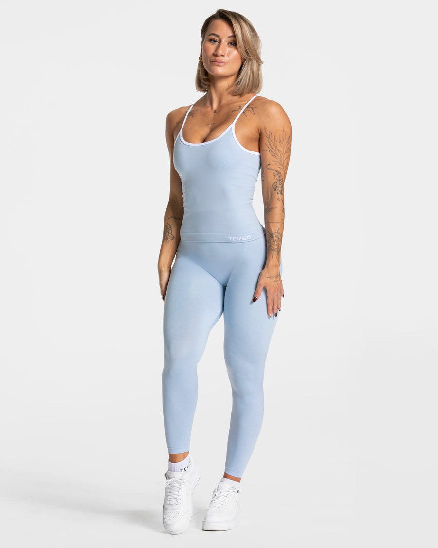 Contrastline Cami Top "Babyblau"