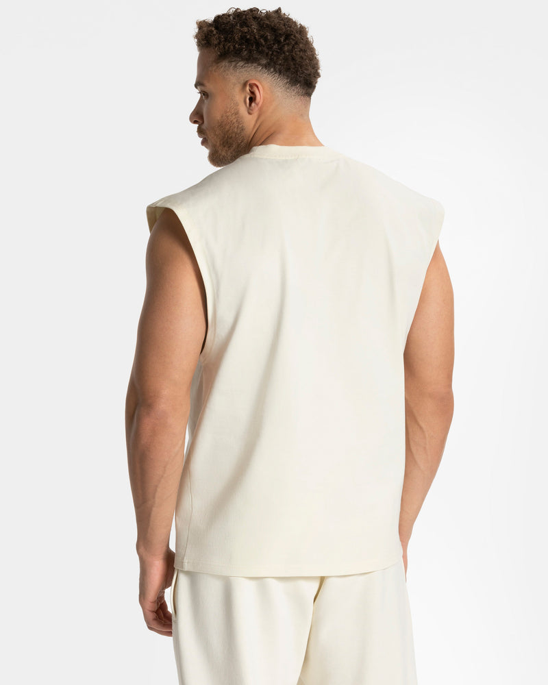 Contrastline Oversized Tank "Off White"