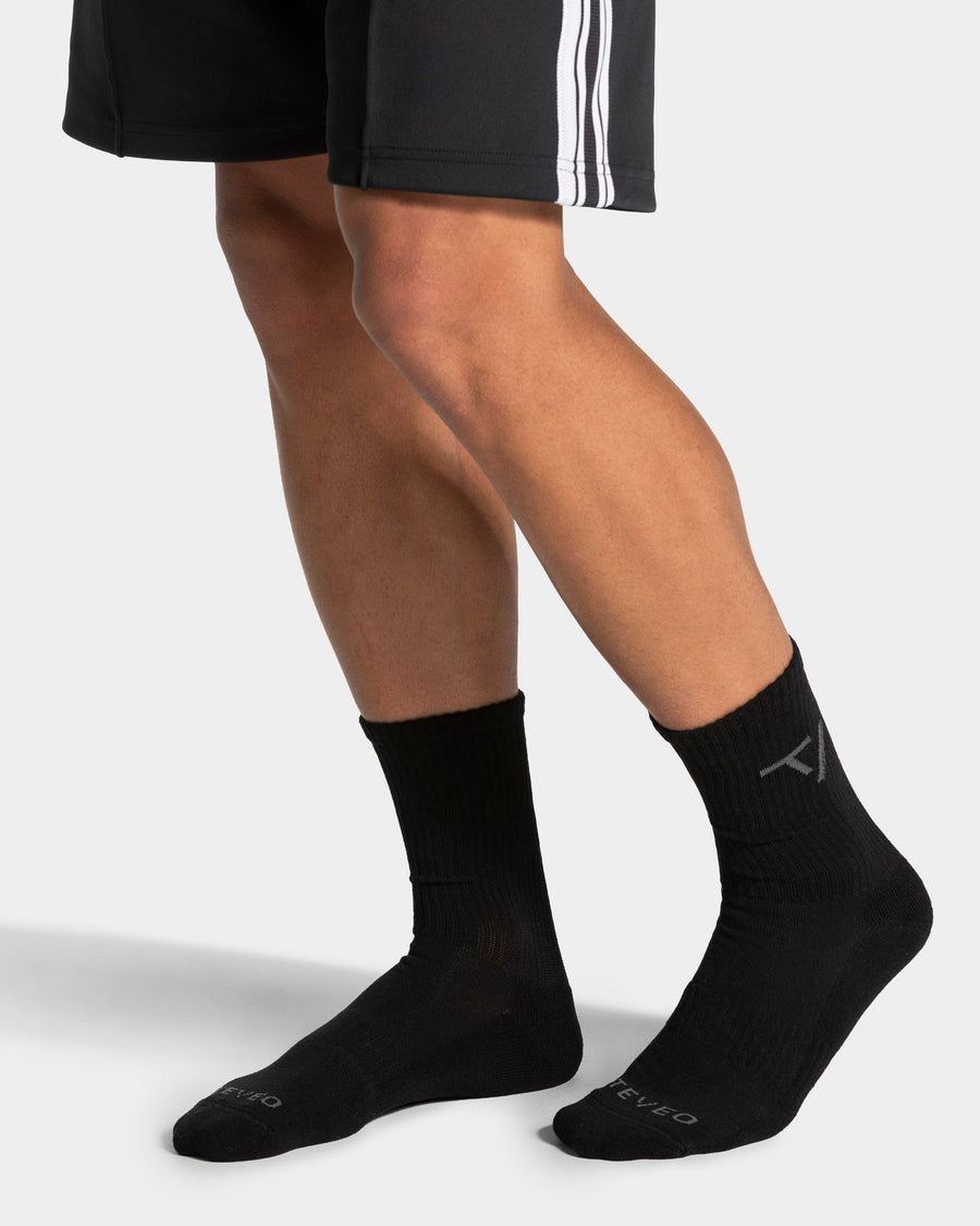 Knit Socken (2er-Pack) "Schwarz"