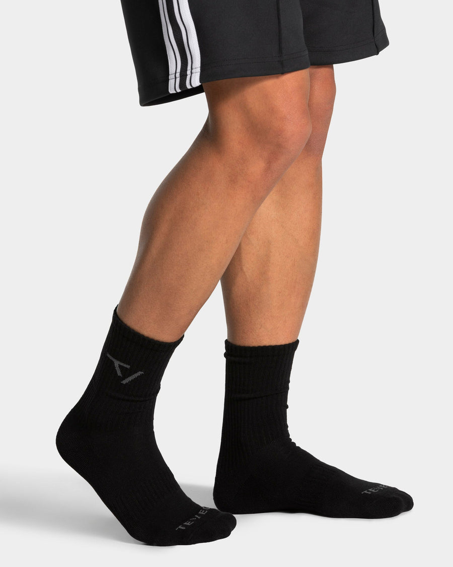 Knit Socken (2er-Pack) "Schwarz"