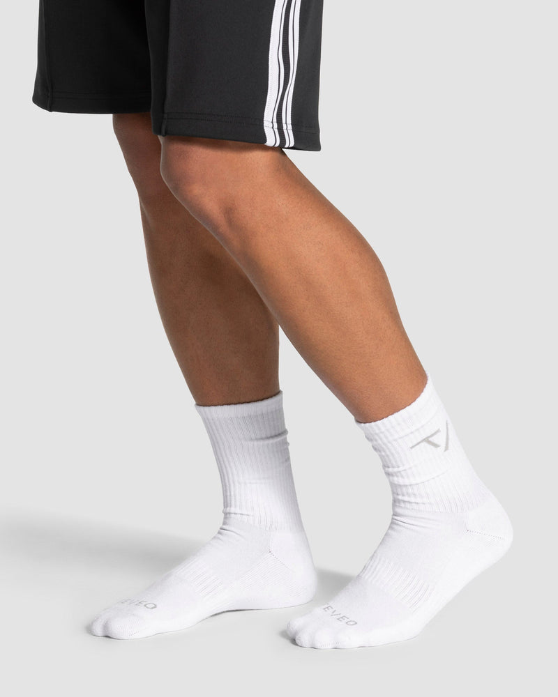 Knit Socken (2er-Pack) "Weiß"