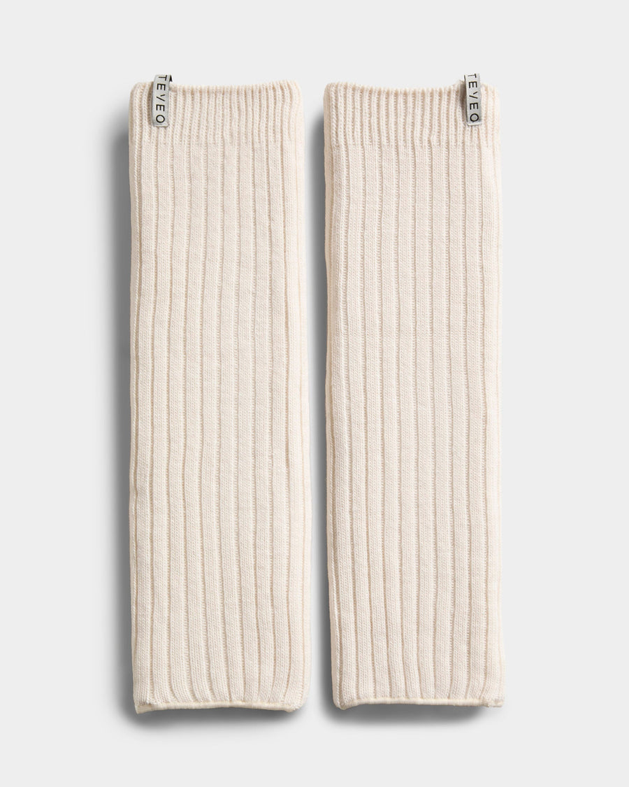 Knit Stulpen "Cream"